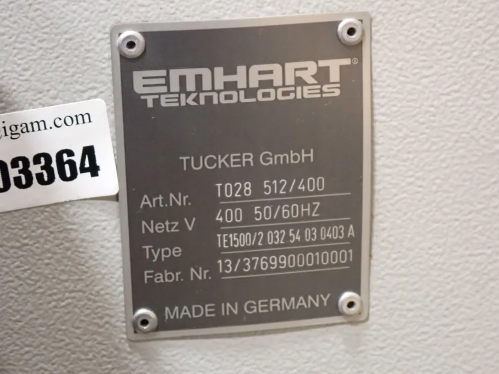 Tucker/emhart Te1500/2.032.54.03.403a Feeder Controller - Te1500/2.032.54.03.403a