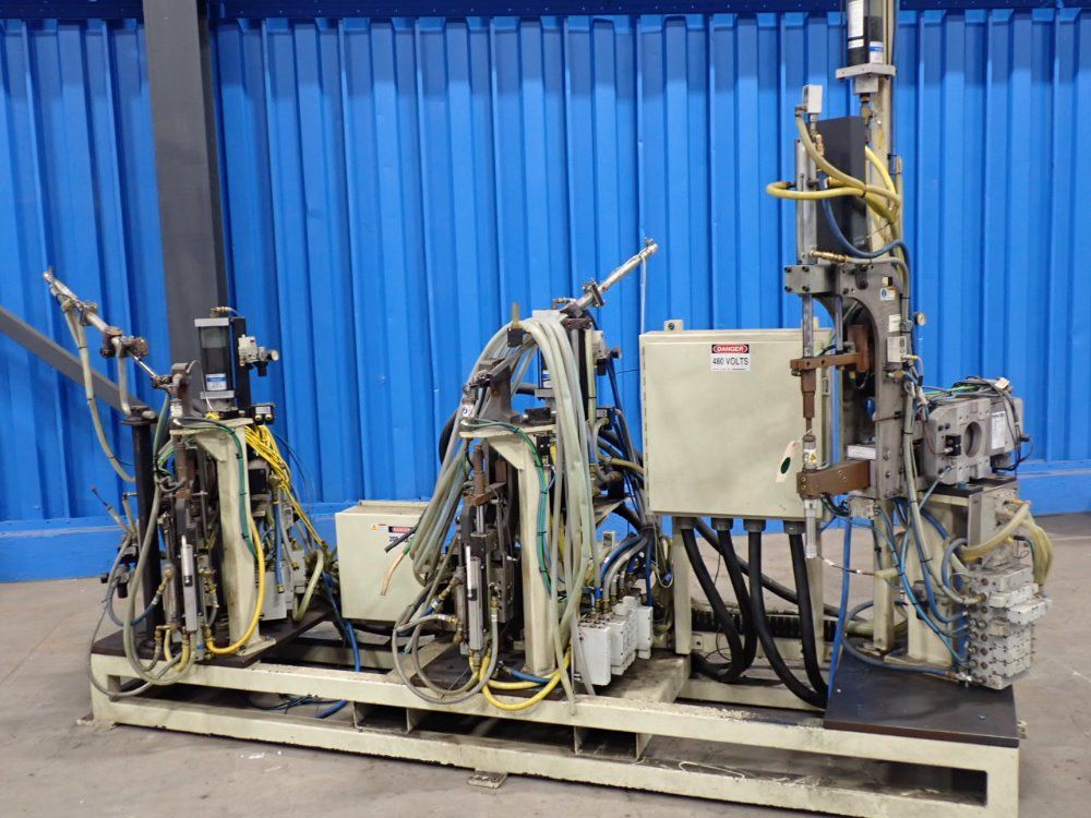 Centerline Three Head Spot Welder