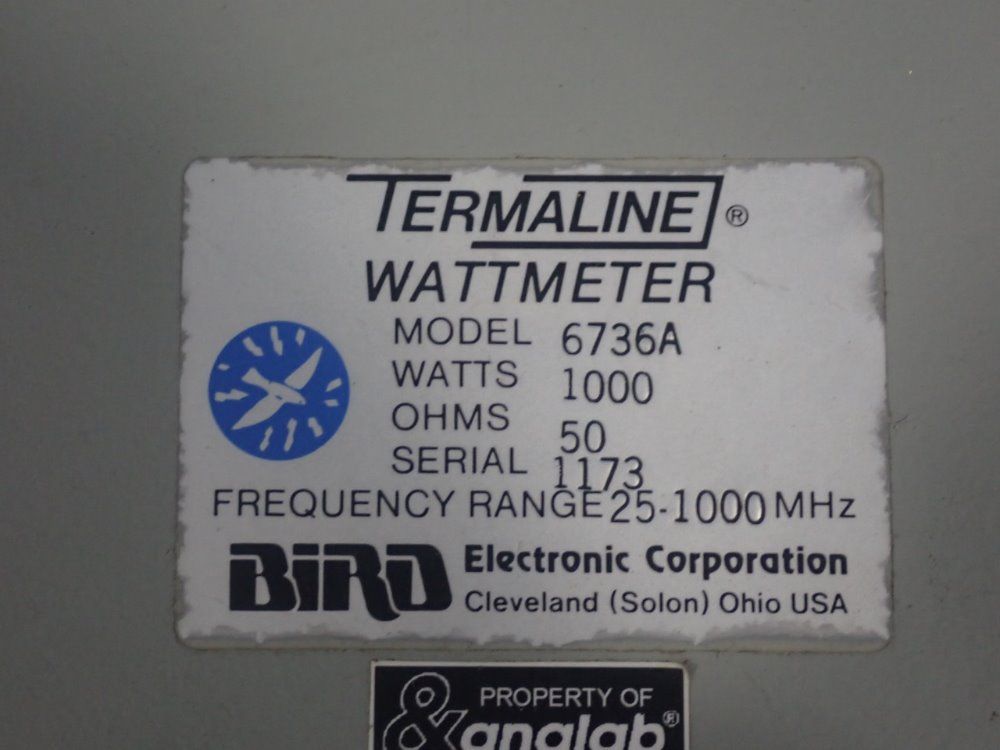 Bird Electronic Corporation Wattmeter