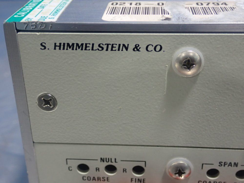 S.himmelstein And Co Transducer Amplifier