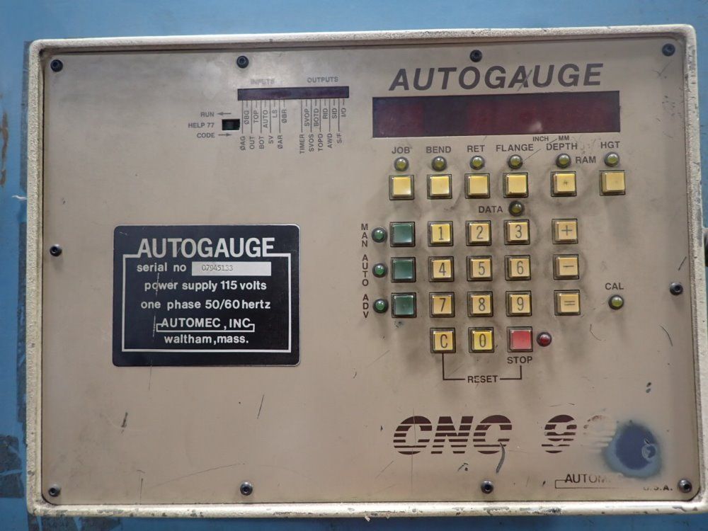 Niagara 100 Tons Hbm-100-8-10 Press Brake - Hbm-100-8-10