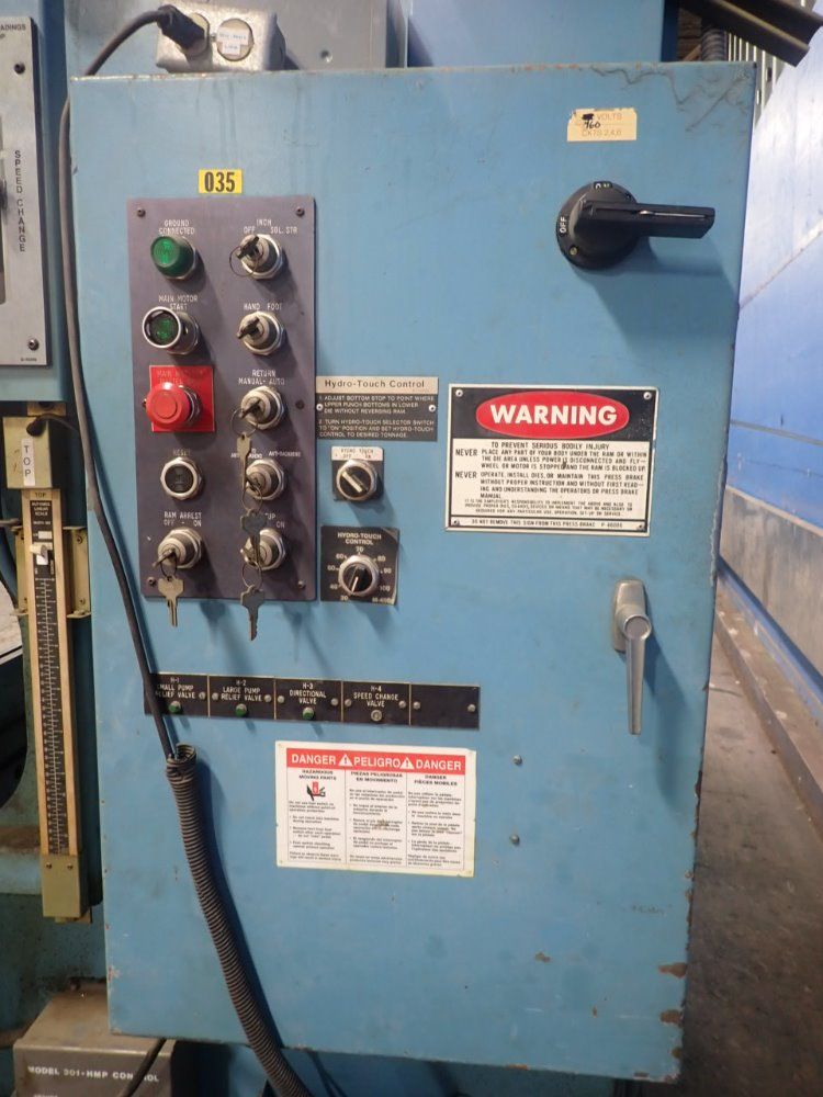 Niagara 100 Tons Hbm-100-8-10 Press Brake - Hbm-100-8-10