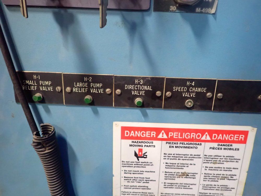 Niagara 100 Tons Hbm-100-8-10 Press Brake - Hbm-100-8-10