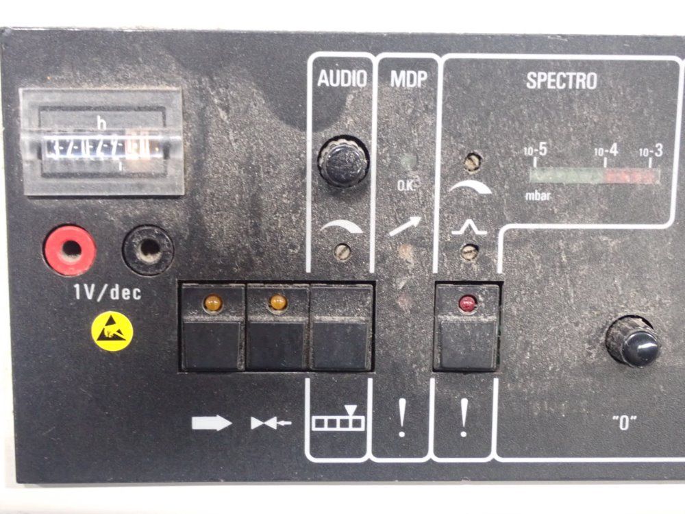 Adixen Asm120h Helium Leak Tester - Asm120h