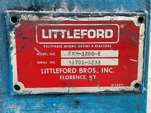 Littleford Littleford Fkm 1200e Mixer