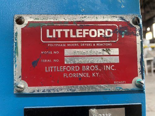 Littleford Littleford Fkm 1200 E Mixer