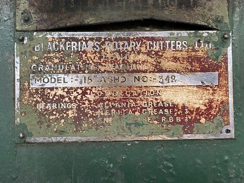 Blackfriars 75 Hp Granulator