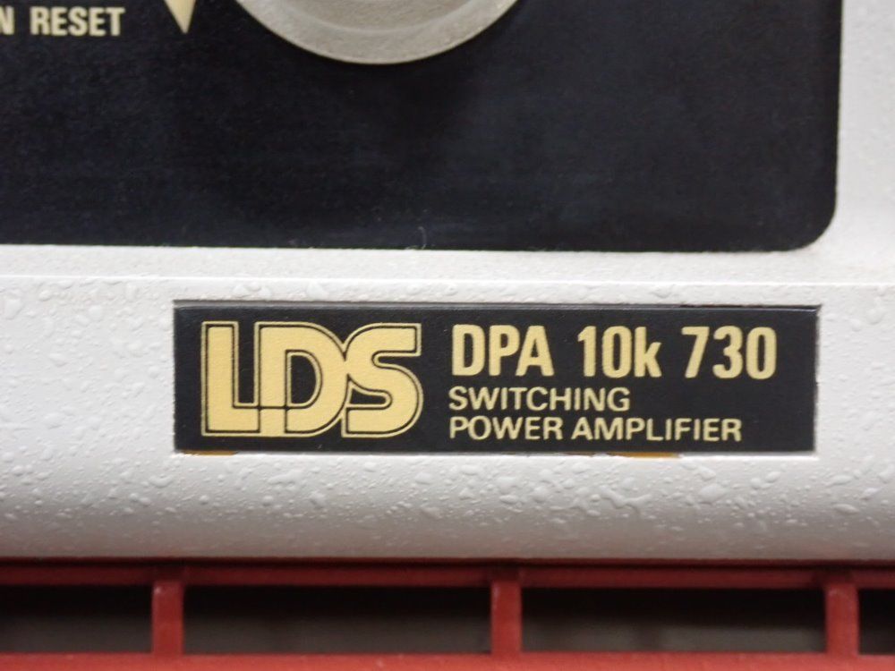 Ling Dynamics Systems/lds Shaker/switching Power Amplifier