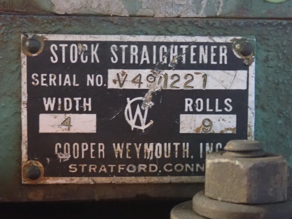Cooper-weymouth Stock Straightener