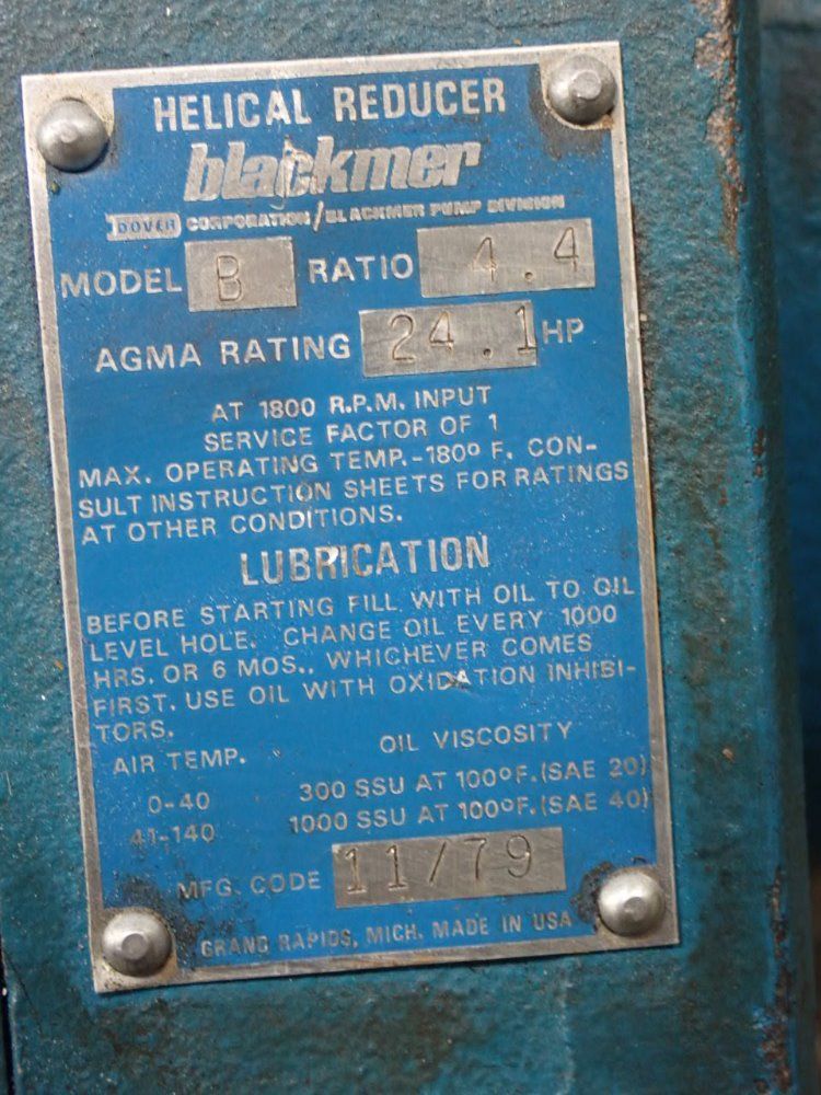 Dover/blackmer Helical Reducer