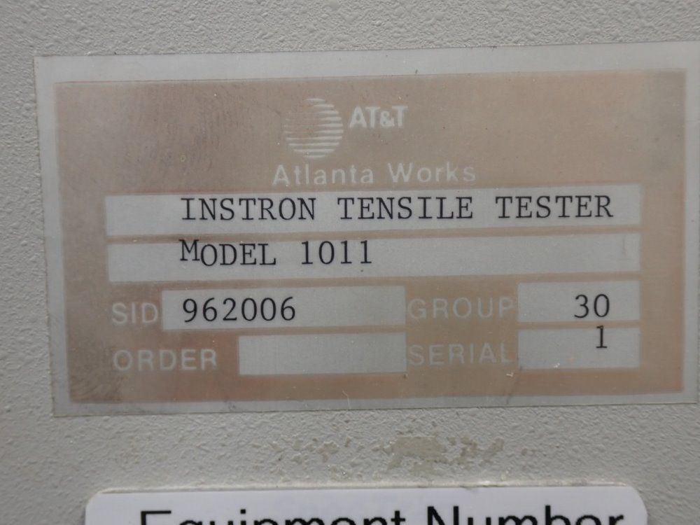 Instron Tensile Tester