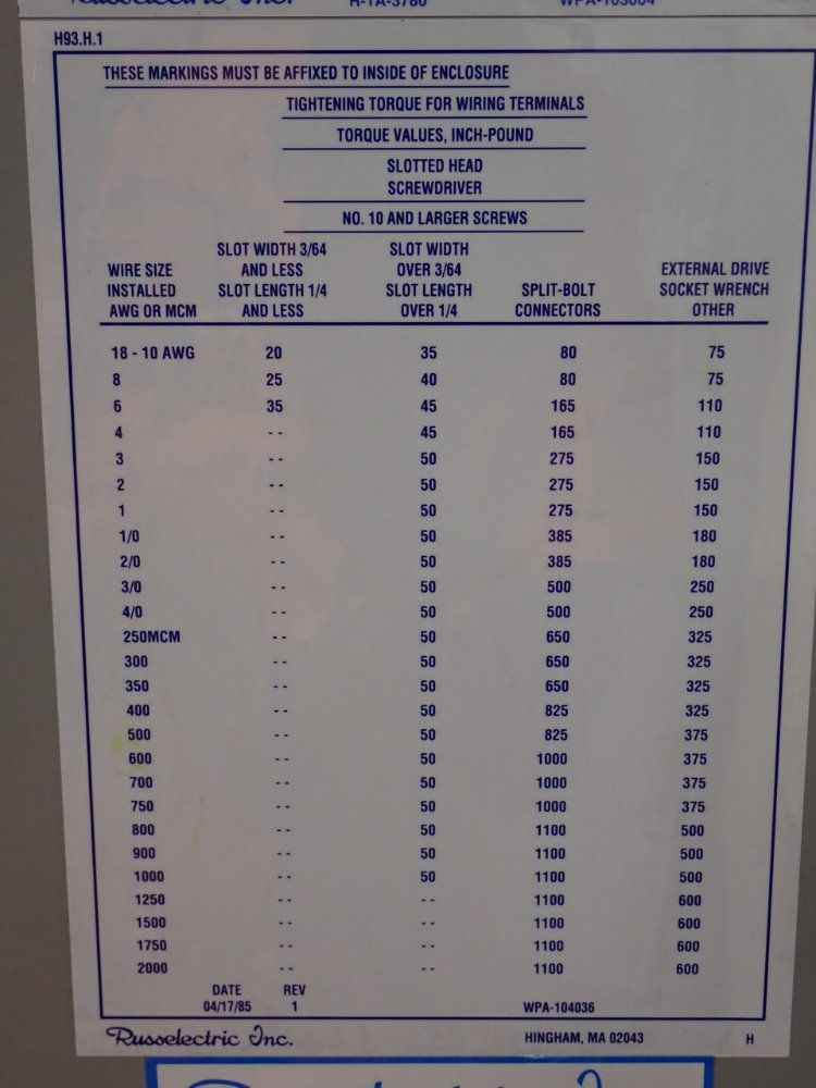 Russelectric Automatic Transfer Switch Control System
