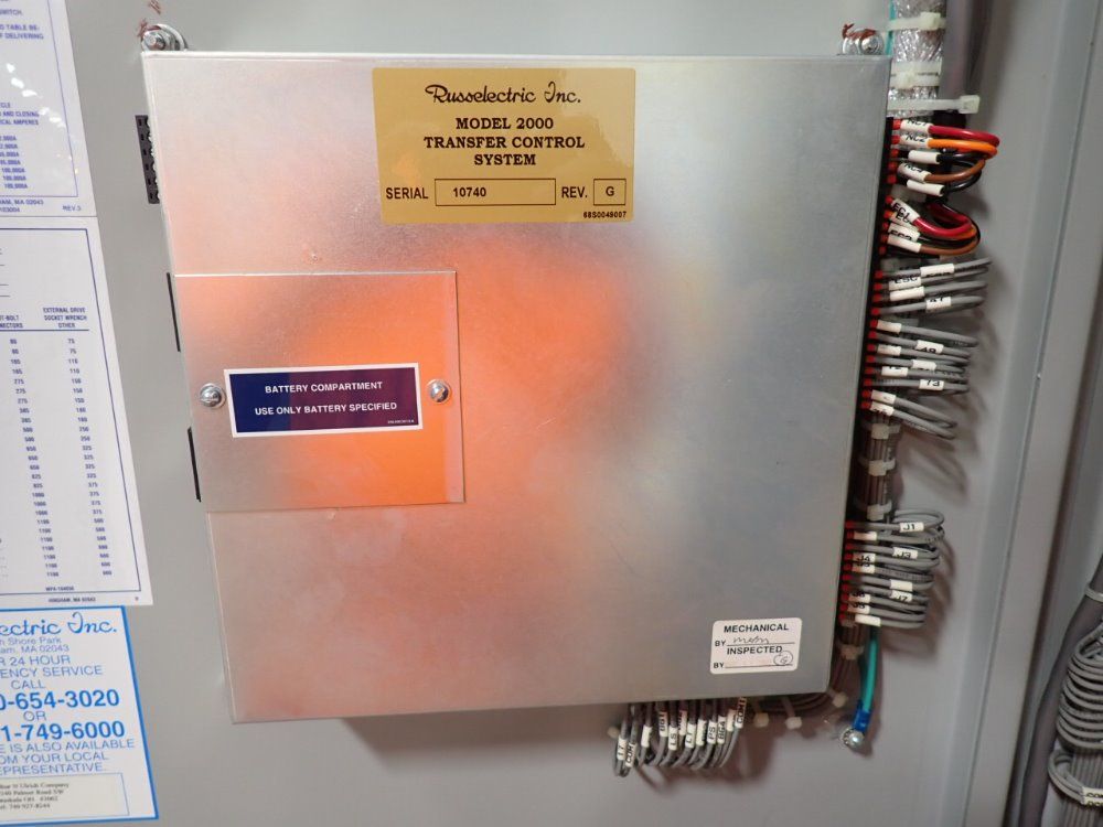 Russelectric Automatic Transfer Switch Control System