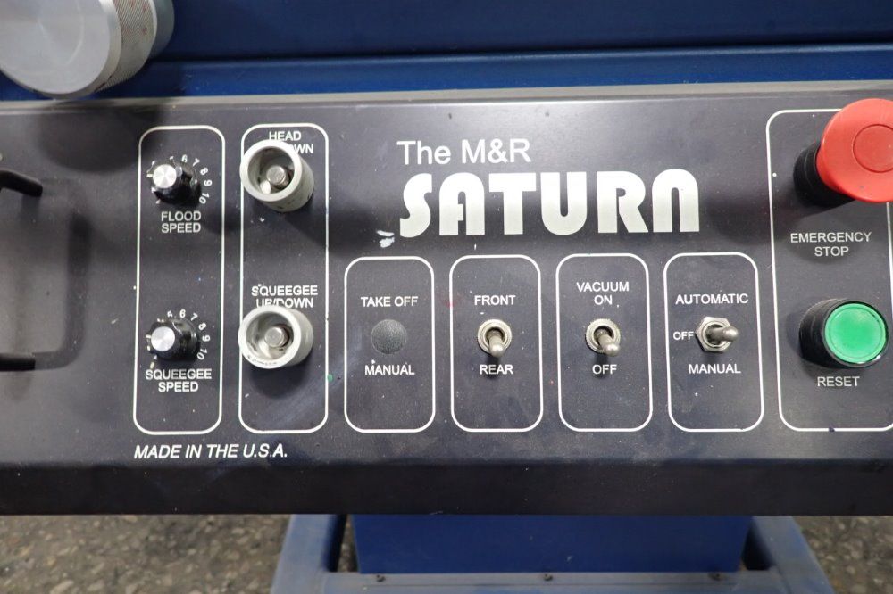 M&r Saturn 1526 Screen Printer - Saturn 1526