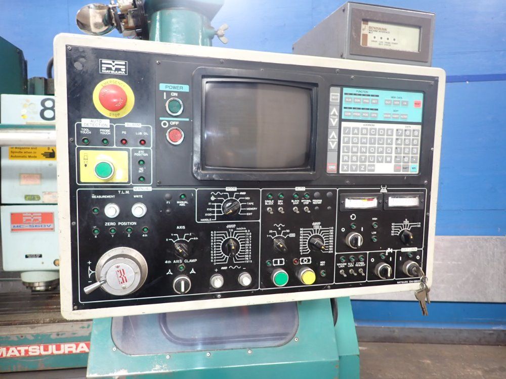 Matsuura 15" X 34" Mc560v Cnc Vmc - Mc560v
