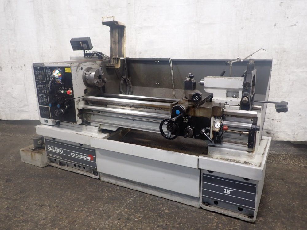 Clausing 18" X 24" X 46" Colchester Clausing 15" Gap Bed Lathe - Clausing 15