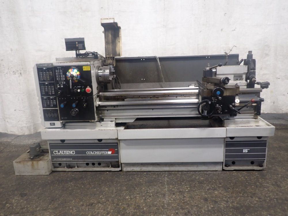 Clausing 18" X 24" X 46" Colchester Clausing 15" Gap Bed Lathe - Clausing 15
