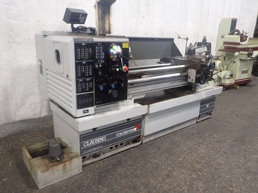 Clausing 18" X 24" X 46" Colchester Clausing 15" Gap Bed Lathe - Clausing 15