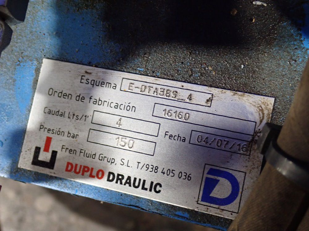 Duplo Draulic Hydraulic Unit