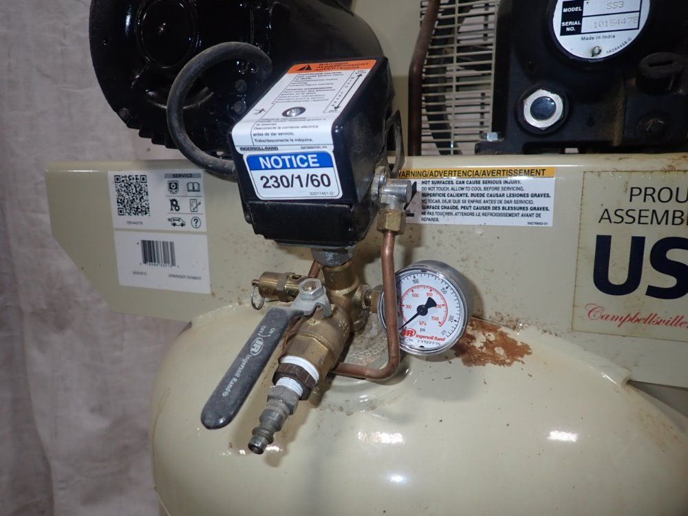 Ingersoll Rand 135 Psi Ss3660v Air Compressor - Ss3660v