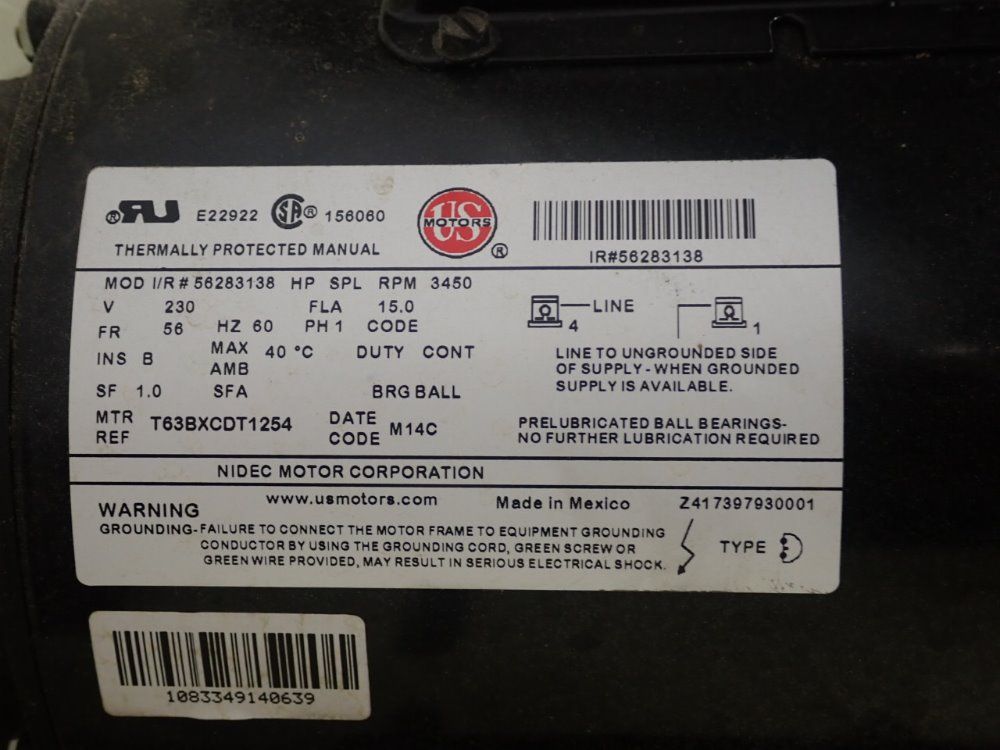 Ingersoll Rand 135 Psi Ss3660v Air Compressor - Ss3660v