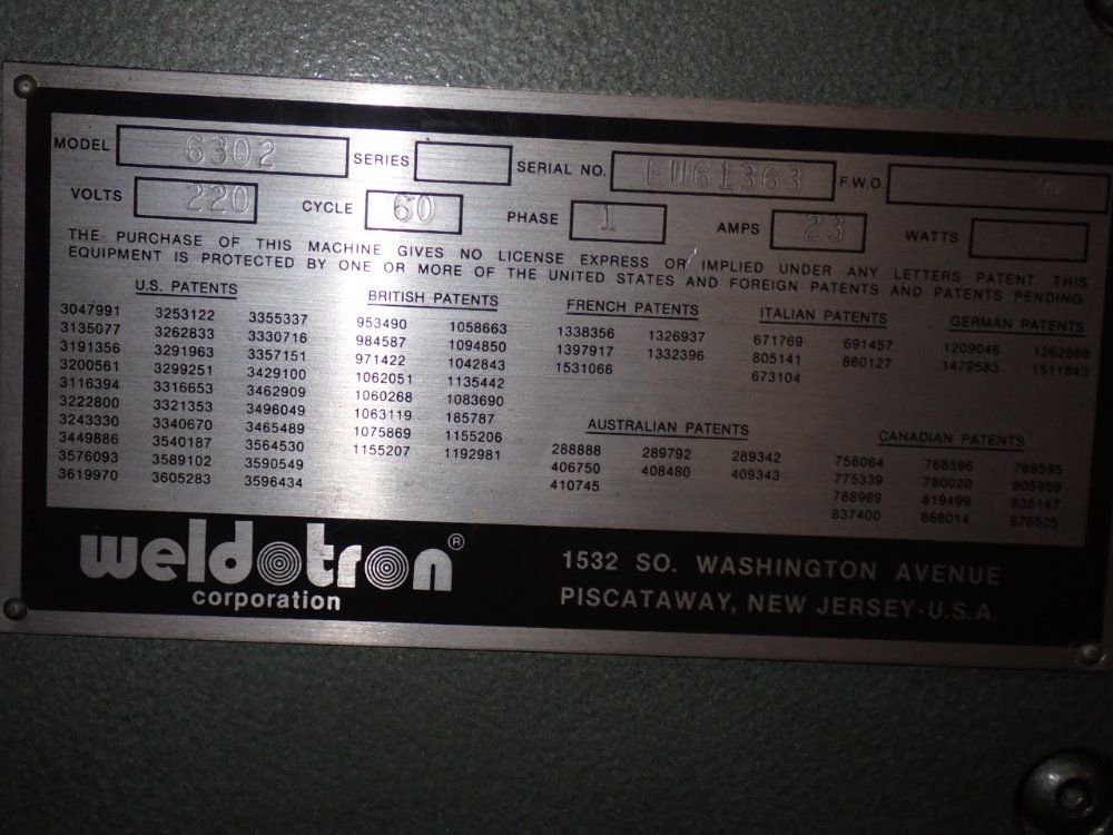 Weldotron L-bar Sealer