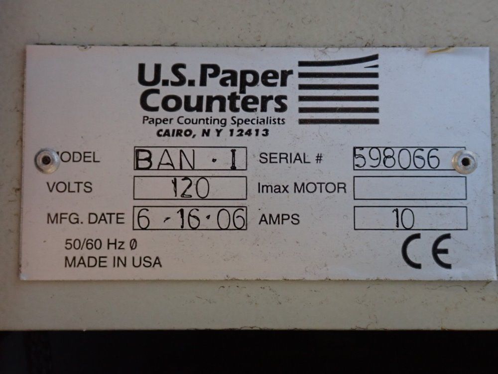 U.s. Paper Counters Bantom-1 Sheet Counter/tabber - Bantom-1