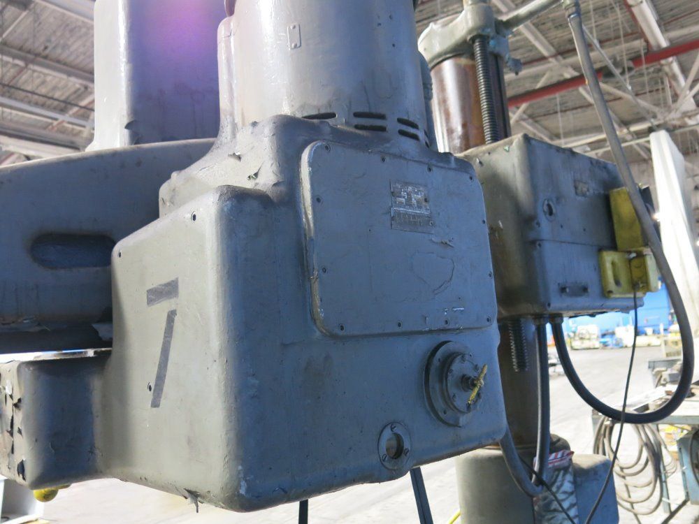 American Tool Works 8" X 4' Radial Arm Drill