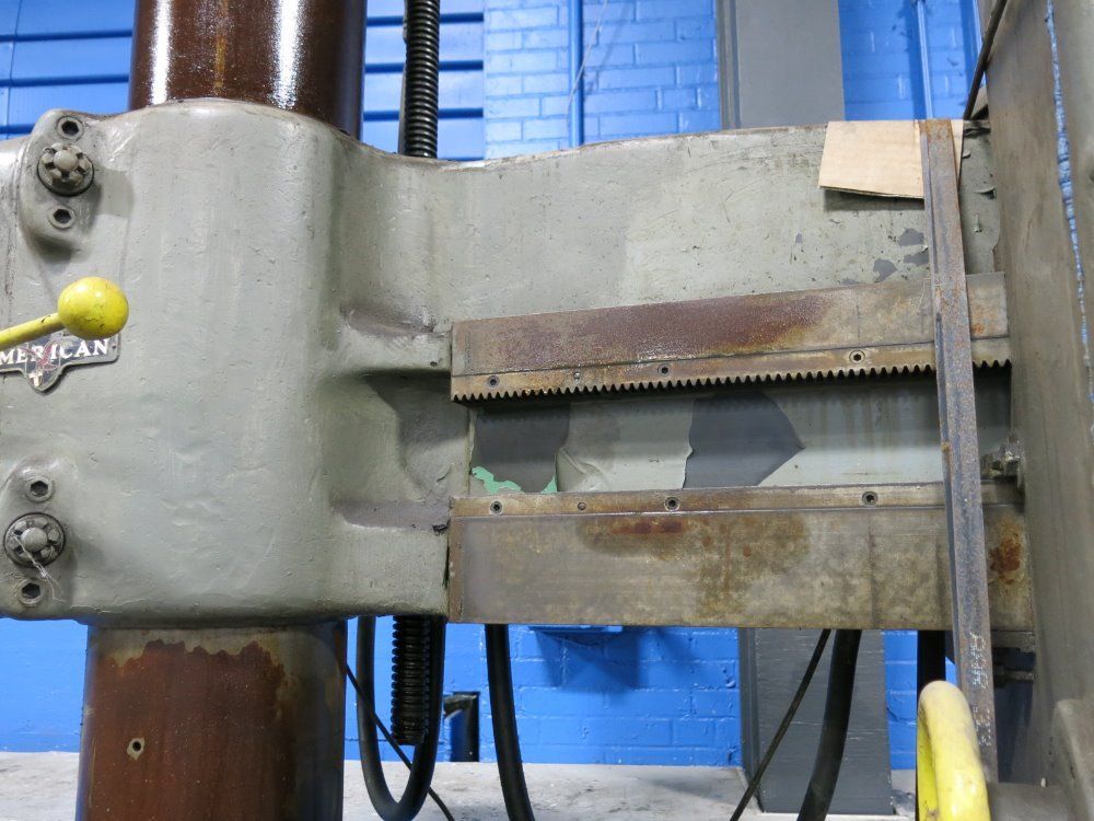 American Tool Works 8" X 4' Radial Arm Drill