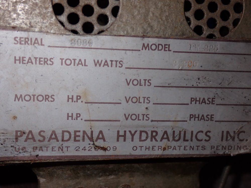 Phi Hydraulic Lab Press