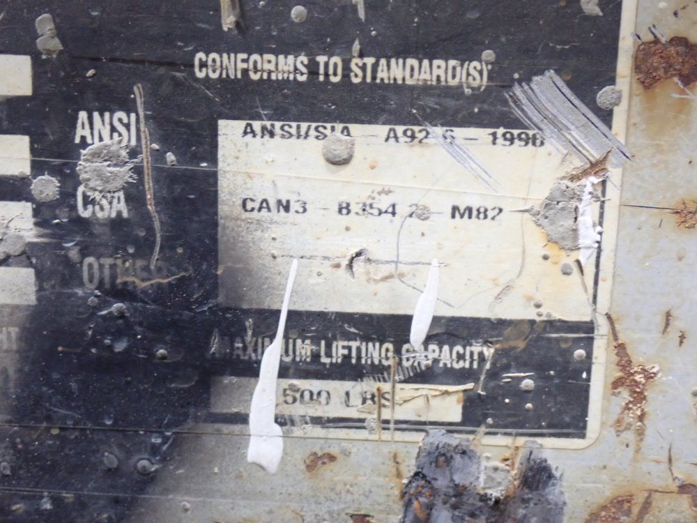 Mec/mayville Engineering 500# Mec1632 Scissor Lift - Mec1632