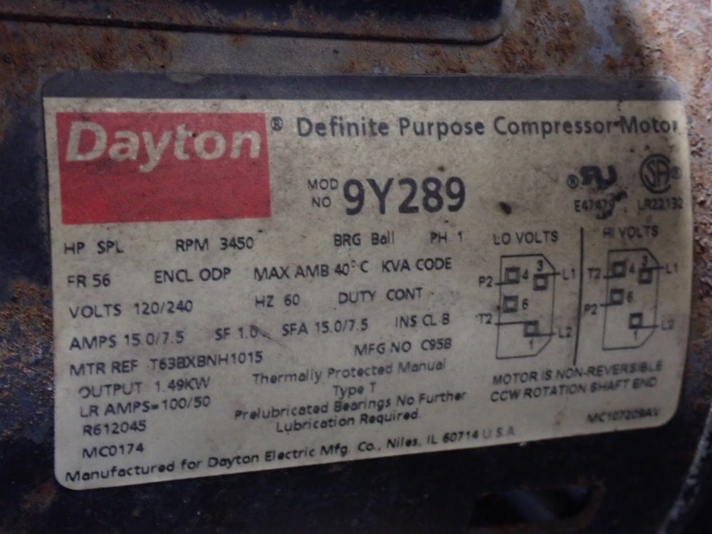 Dayton Air Compressor