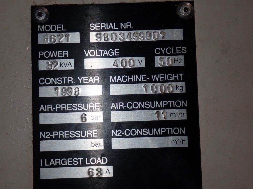 Soltec Primawave/6621 Wave Solder Machine - Primawave/6621