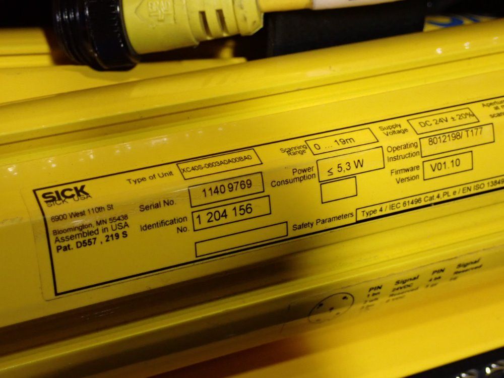 Sick 24" Light Safety Light Curtains - C4000