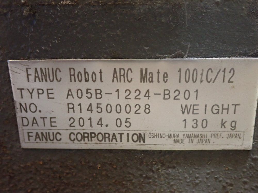 Fanuc 2.0 Kva Robot Arc Mate 100ic-12 - A05b-1224-b201