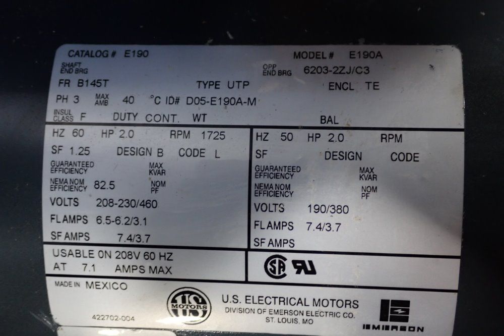 Us Electrical Motor Motor