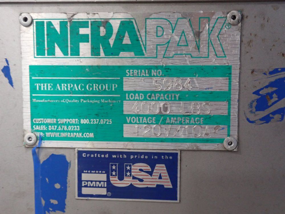Infrapak 4000lbs/10a/1" Stretch Wrapper