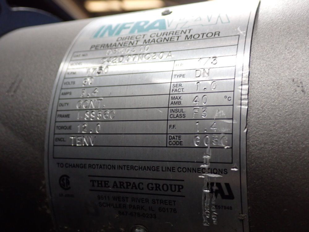 Infrapak 4000lbs/10a/1" Stretch Wrapper