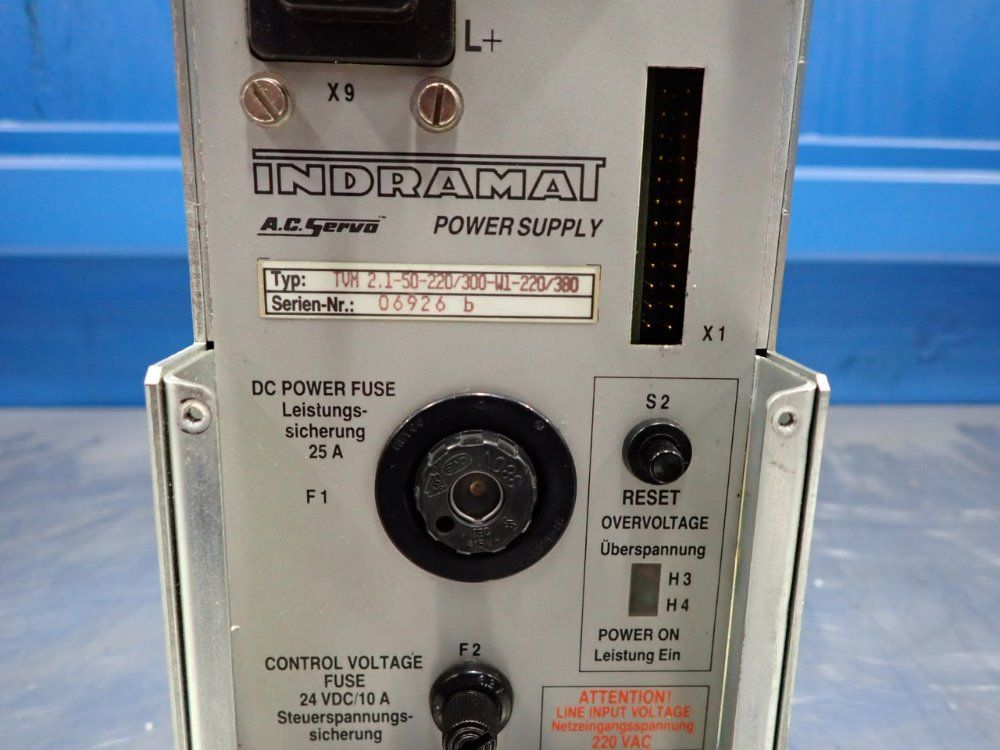 Indramat Power Supply Ac Servo - Tvm2.1-50