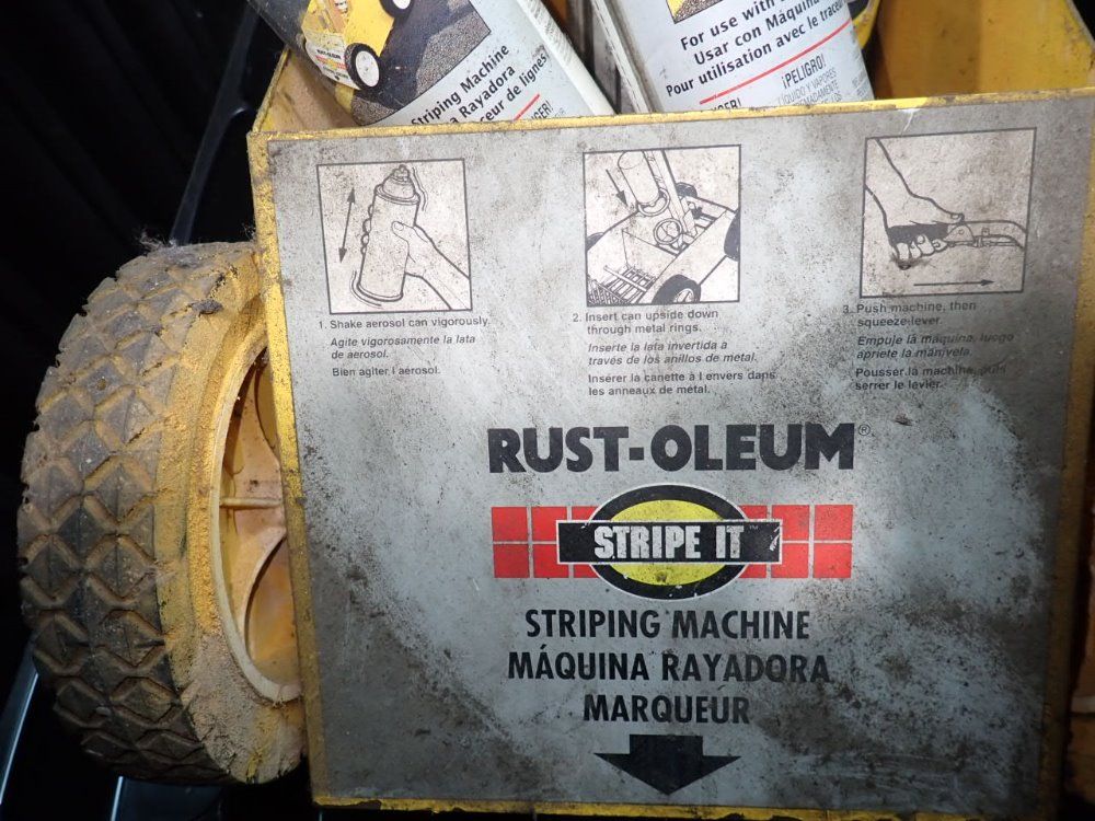 Rusto-leum Striping Machine