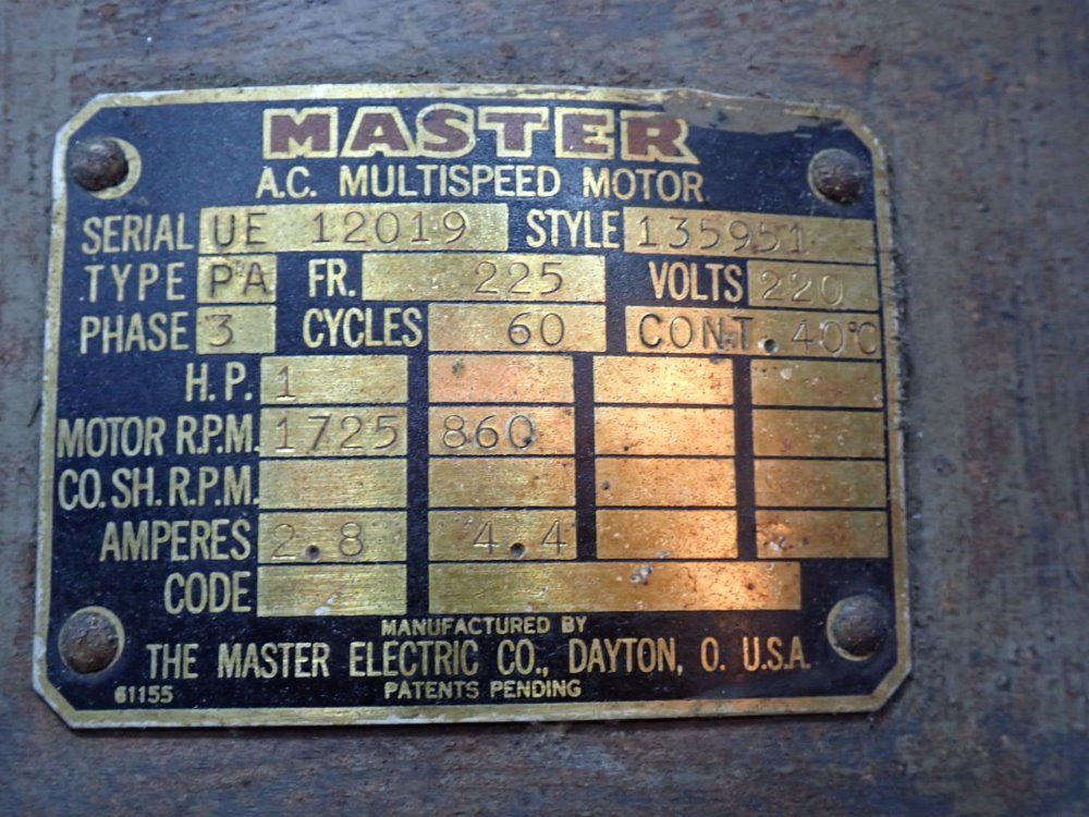 Gorton 24" X 9" Vertical Mill