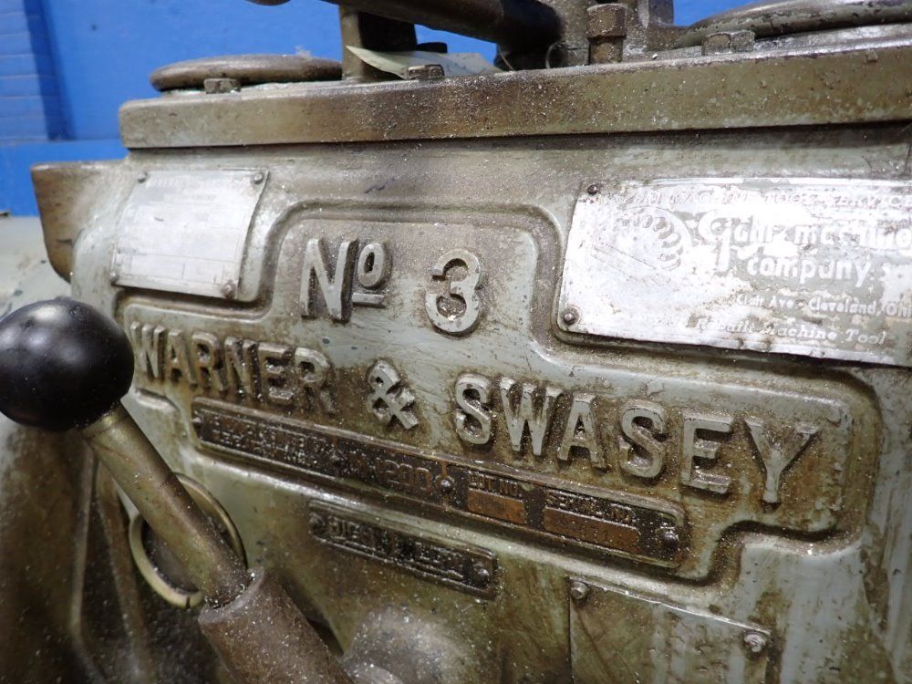 Warner & Swasey No 3 Lathe - No 3