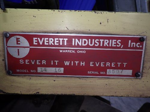 Everett Industries 18" Approx Chop Saw - 1416