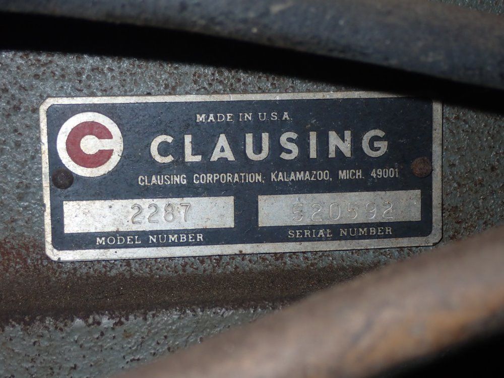 Clausing 20" Drill Press - 2287