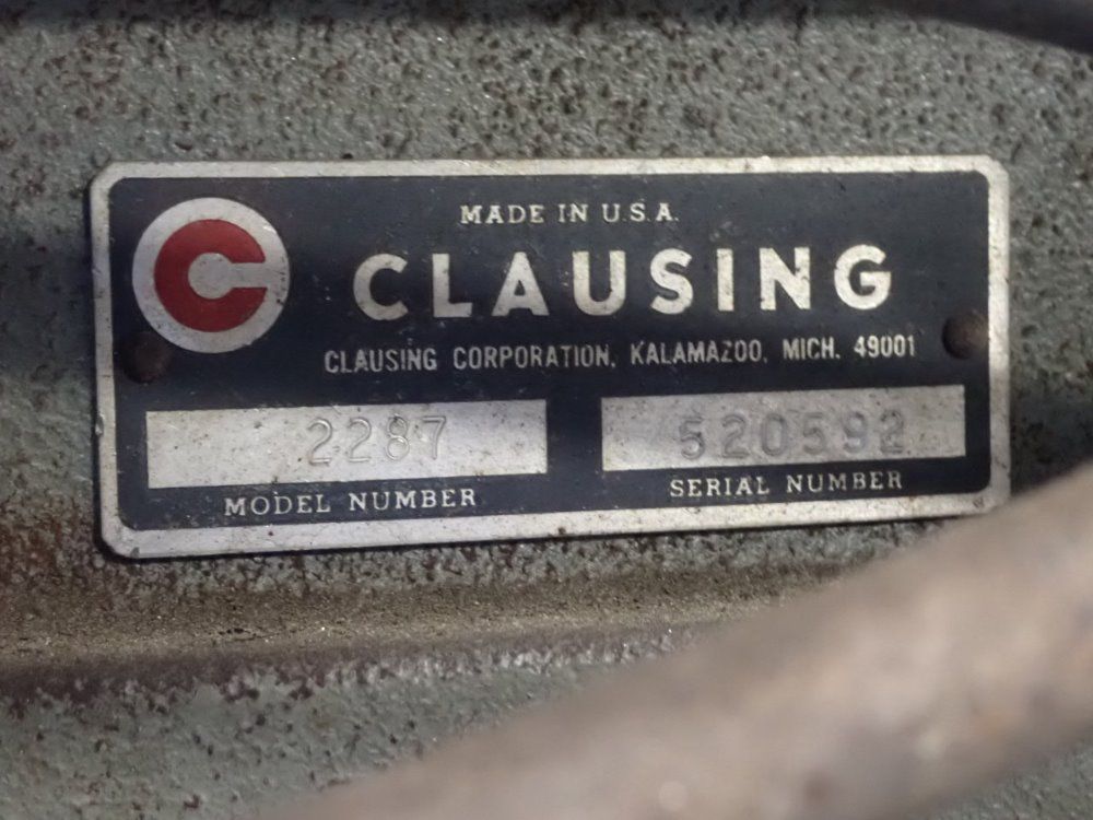 Clausing 20" Drill Press - 2287
