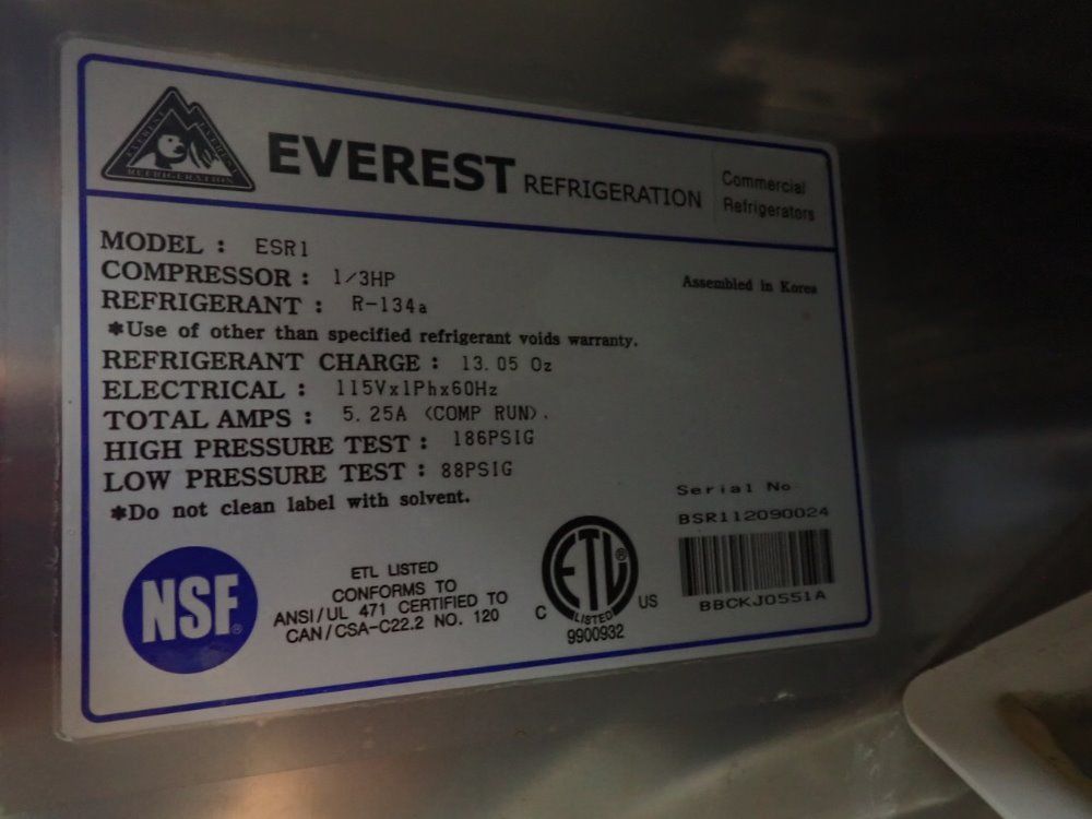 Everest Refrigeration Unit