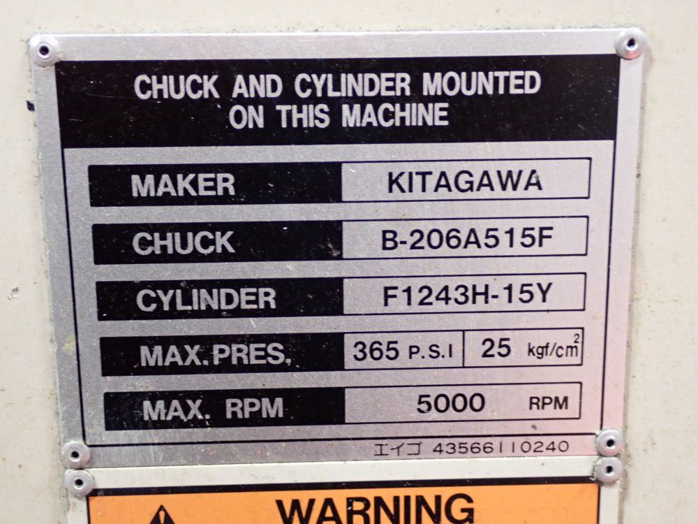 Yamazak Mazak Corp Injection Molder