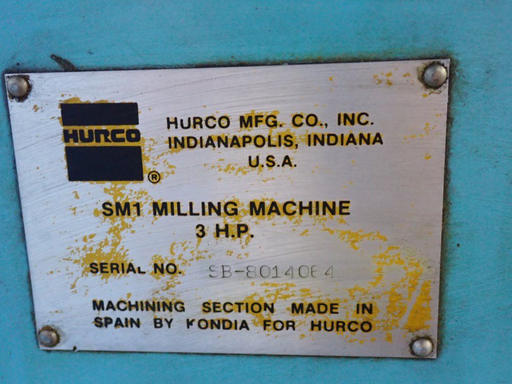 Hurco Vertical Mill