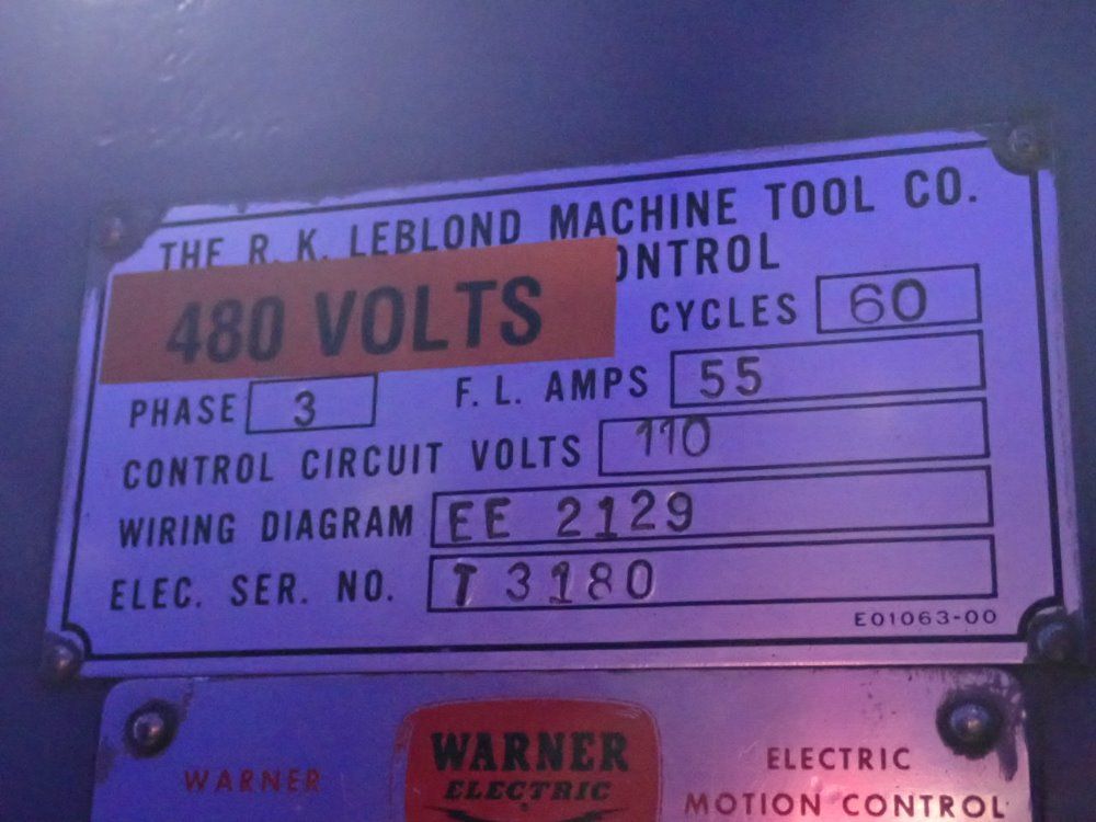 Leblond 27" X 98" 24" Regal Lathe - 24 Regal