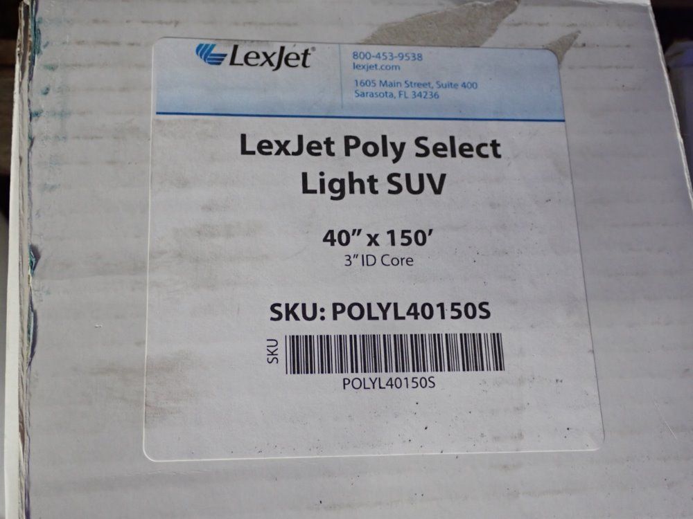 Lex Jet 40" X 150' Poly Select Light Suv - Poly 4015008